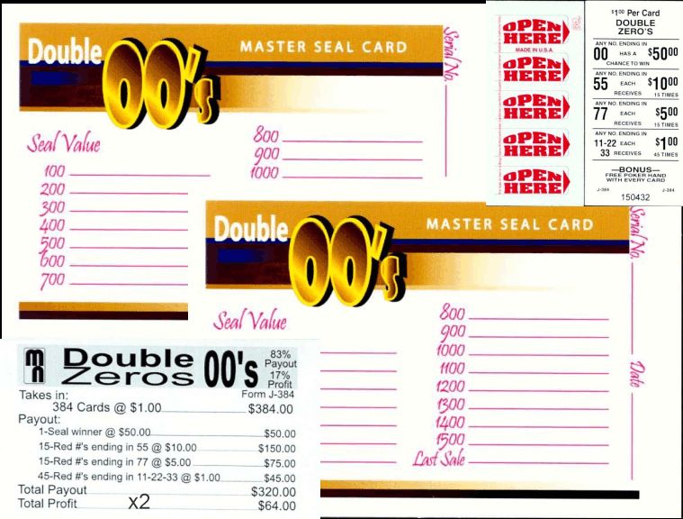 2 - Double 00 Seal Games 768 Tickets Entertainment Only